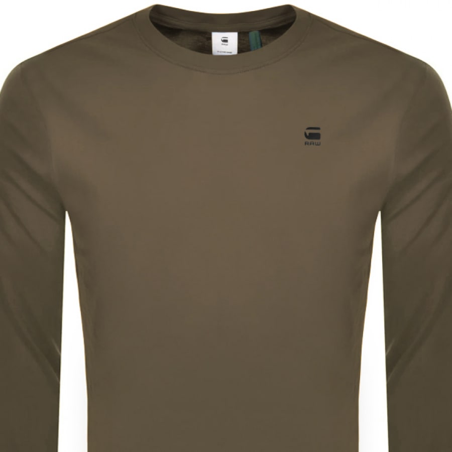Alternative Image for ProductG Star Raw Lash Long Sleeved T Shirt Khaki2